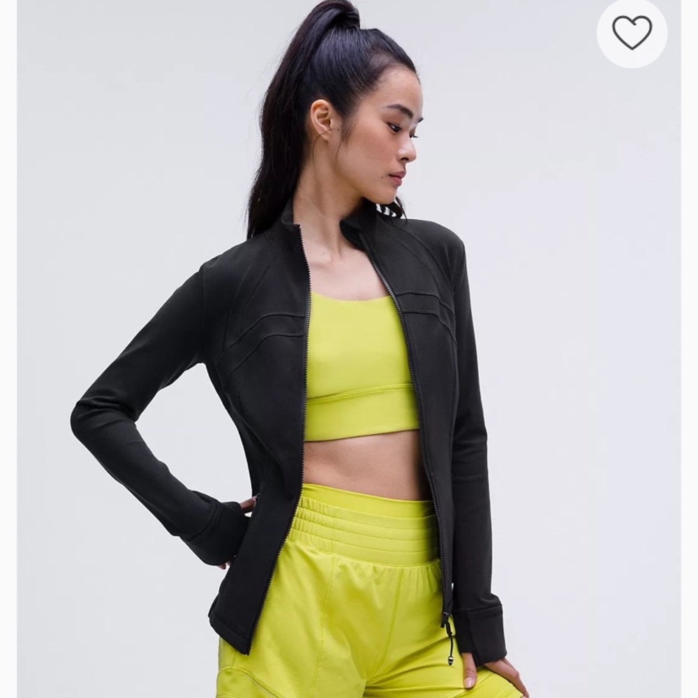 Lululemon Define Jacket Black Luon Size 6 Slim Fit